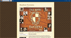 Desktop Screenshot of manifestotavernista.blogspot.com