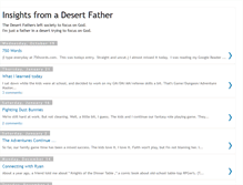 Tablet Screenshot of desertfather.blogspot.com