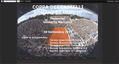 Desktop Screenshot of coppadeicastelliromani.blogspot.com