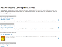 Tablet Screenshot of passiveincomegroup.blogspot.com