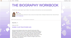 Desktop Screenshot of biographyworkbook.blogspot.com