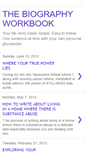 Mobile Screenshot of biographyworkbook.blogspot.com