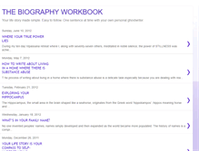 Tablet Screenshot of biographyworkbook.blogspot.com