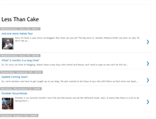 Tablet Screenshot of lessthancake.blogspot.com