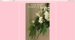 Desktop Screenshot of pinkangelflorist.blogspot.com