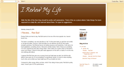 Desktop Screenshot of ireviewmylife.blogspot.com