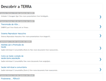 Tablet Screenshot of descobriraterra.blogspot.com