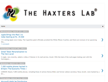 Tablet Screenshot of haxterslab.blogspot.com