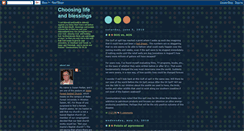 Desktop Screenshot of choosinglifeandblessings.blogspot.com