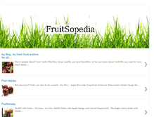 Tablet Screenshot of fruitsopedia.blogspot.com