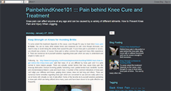 Desktop Screenshot of painbehindknee101.blogspot.com