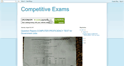 Desktop Screenshot of competitiexams.blogspot.com