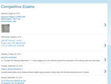 Tablet Screenshot of competitiexams.blogspot.com