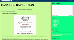 Desktop Screenshot of casadosbateristas.blogspot.com