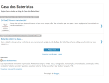 Tablet Screenshot of casadosbateristas.blogspot.com