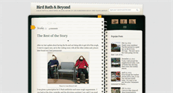 Desktop Screenshot of birdbathbeyond.blogspot.com