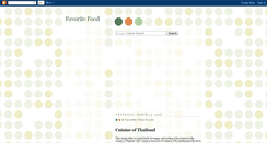 Desktop Screenshot of favorite-food.blogspot.com