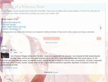 Tablet Screenshot of musingsofawinsomeheart.blogspot.com