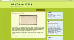 Desktop Screenshot of designmattersbyann.blogspot.com