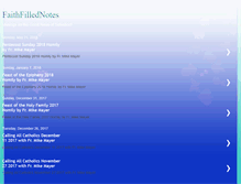 Tablet Screenshot of faithfillednotes.blogspot.com