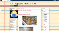 Desktop Screenshot of mrsapplebeefirstgrade.blogspot.com