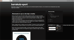 Desktop Screenshot of barrakutz-sport.blogspot.com