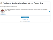 Tablet Screenshot of caminosantiagomanchego.blogspot.com