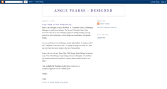 Desktop Screenshot of angiepearse.blogspot.com