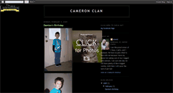 Desktop Screenshot of mycameronclan.blogspot.com