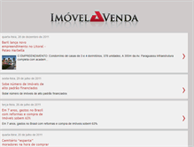 Tablet Screenshot of imovel-a-venda.blogspot.com
