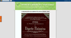 Desktop Screenshot of historiadelamedicinaguarico.blogspot.com