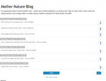 Tablet Screenshot of mothernatureblog.blogspot.com