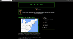 Desktop Screenshot of getheidifit.blogspot.com