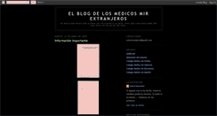 Desktop Screenshot of mirextranjeros.blogspot.com