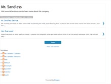 Tablet Screenshot of mrsandless.blogspot.com