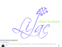 Tablet Screenshot of lilacdressboutique.blogspot.com