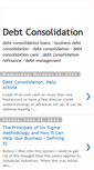 Mobile Screenshot of debt-consolidation-college.blogspot.com