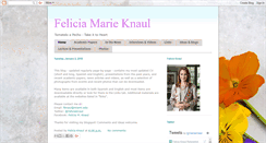 Desktop Screenshot of feliciaknaul.blogspot.com