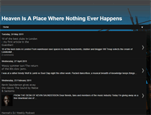 Tablet Screenshot of heavenisaplacewherenothingeverhappens.blogspot.com