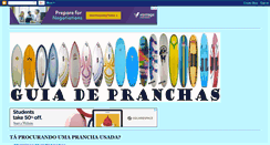 Desktop Screenshot of guiadepranchas.blogspot.com