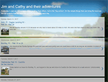 Tablet Screenshot of jimandcathyadventures.blogspot.com