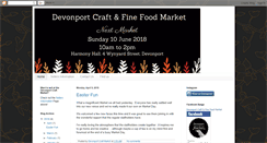 Desktop Screenshot of devonportcraftmarket.blogspot.com