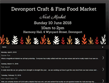 Tablet Screenshot of devonportcraftmarket.blogspot.com