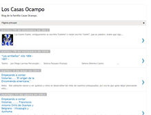 Tablet Screenshot of loscasasocampo.blogspot.com