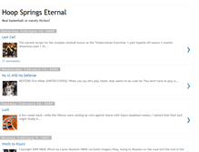 Tablet Screenshot of eternalhoops.blogspot.com