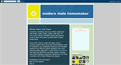 Desktop Screenshot of modernmalehomemaker.blogspot.com