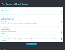 Tablet Screenshot of iamlearningcheats.blogspot.com