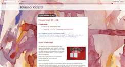 Desktop Screenshot of mrskrasnodebski.blogspot.com