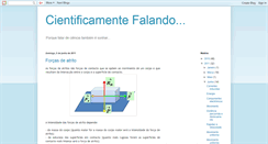 Desktop Screenshot of cientificamentefalando-margarida.blogspot.com