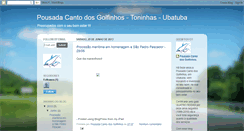 Desktop Screenshot of cantodosgolfinhos.blogspot.com